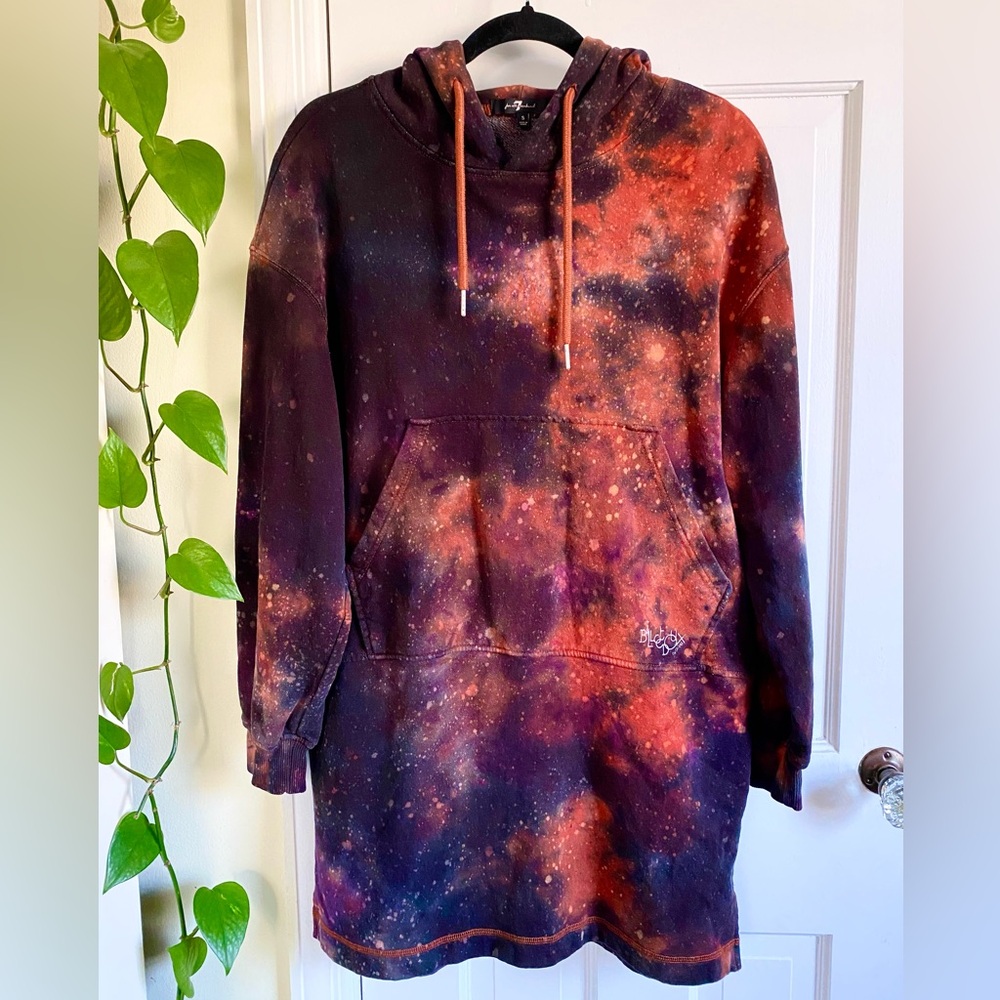 7 For All Mankind CUSTOM Billetdoux Celestial Hoodie Dress Women’s Size S